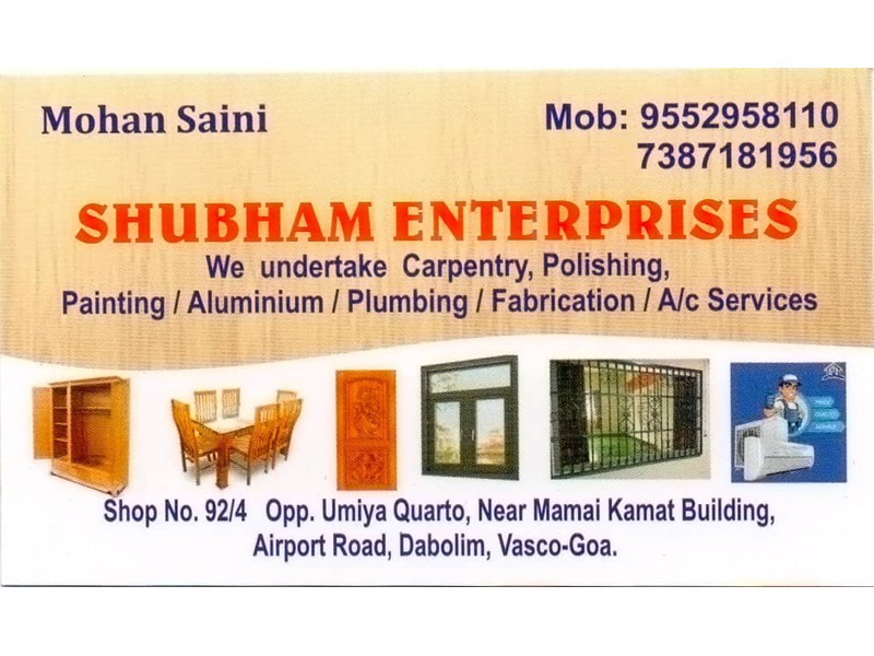 Shubham Enterprises - Carpenter in Dabolim