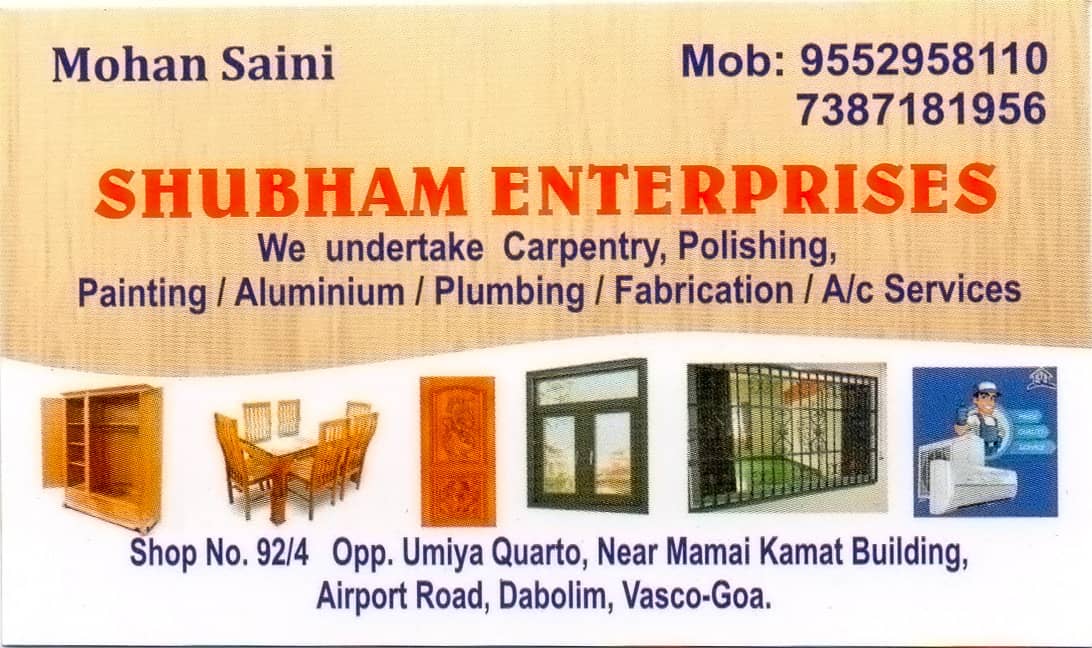 Shubham Enterprises Carpenter near Dabolim
