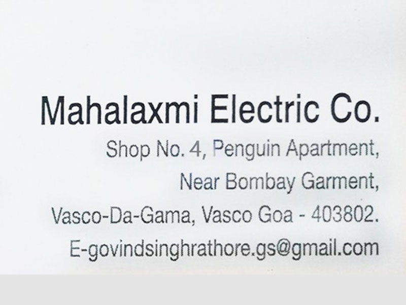 Wholesale Electrical Shop in Vasco